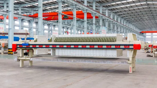 Automatic Membrane Filter Press Manufacturer with Factory Price for Sludge Dewatering Treatment and Wastewater Treatment